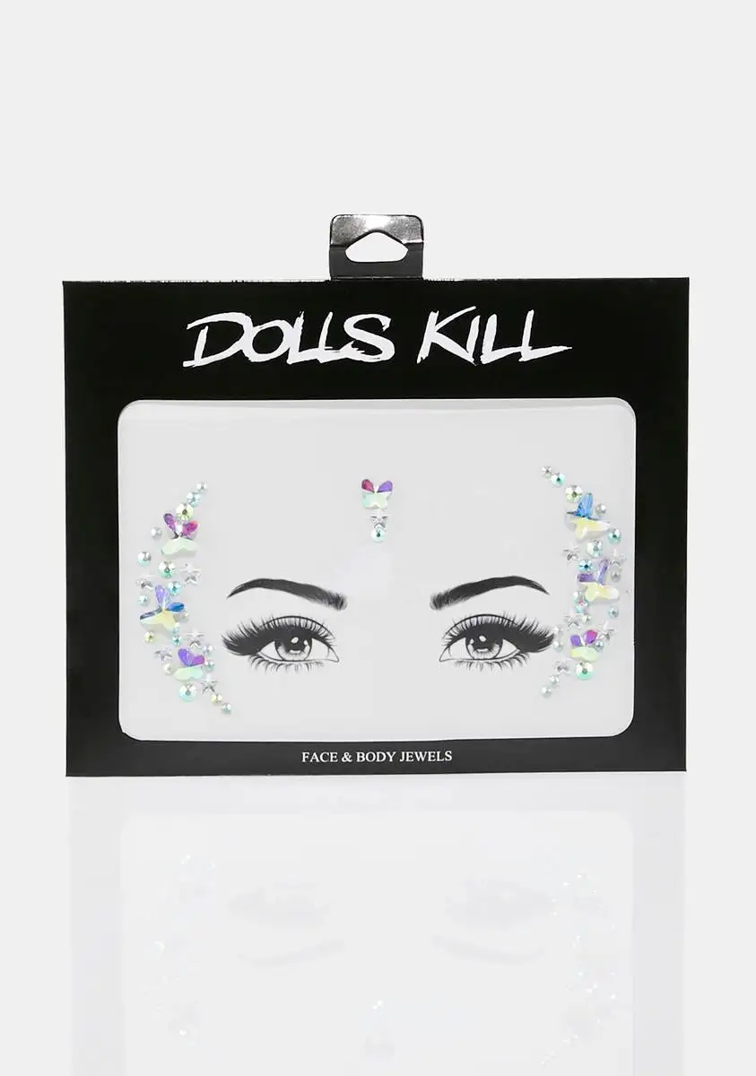 X_Ana Accessories Sparkled Nature Face Jewels 2 X_Ana Accessories Sparkled Nature Face Jewels - Image 2