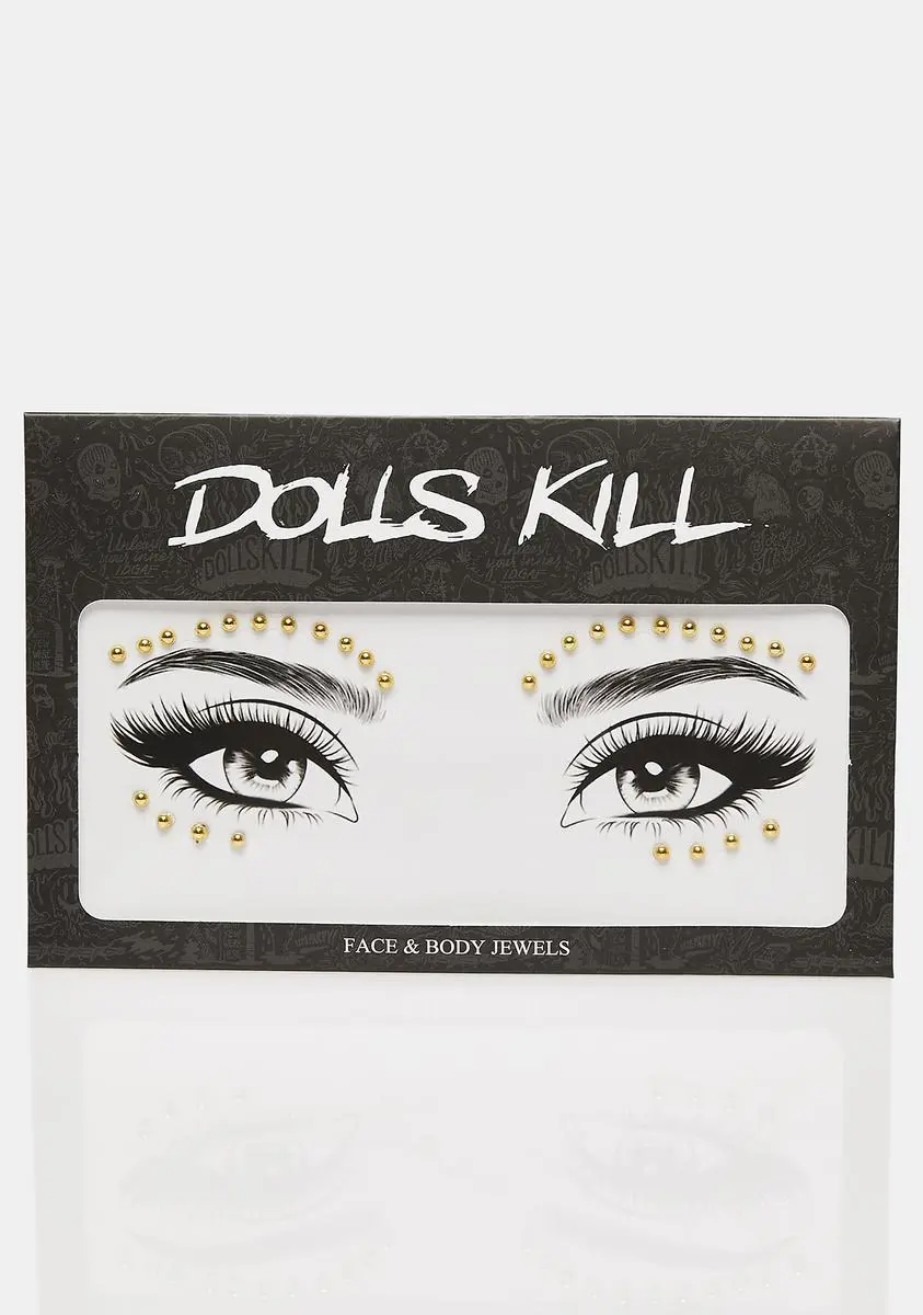 X_My Glitter Boutique Precious Gold Rhinestone Face Gems 3 X_My Glitter Boutique Precious Gold Rhinestone Face Gems - Image 3