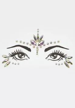 Neva Nude Star Craft Iridescent Crystal Face Gems