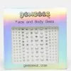 Gemzeez Clear Moon And Stars Face And Body Gemz