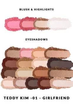 KimChi Chic Beauty Girlfriend Pink Teddy Kim Palette -Cheap Makeup Store 8PXls3MBdsj8wqnK4oQQwgyGq4pdN5U4 24