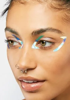 Face Lace Eye Hugs Holographic Eye Decor