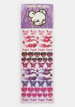 STUCK ON YOU STUDIOS Angel Baby Glitter Sticker Sheet