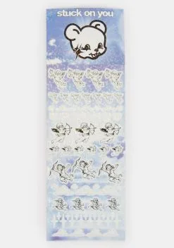 STUCK ON YOU STUDIOS Cherubs Glitter Sticker Sheet
