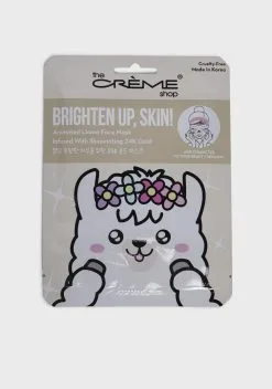 The Creme Shop Brighten Up, Skin! Animated Llama Face Mask