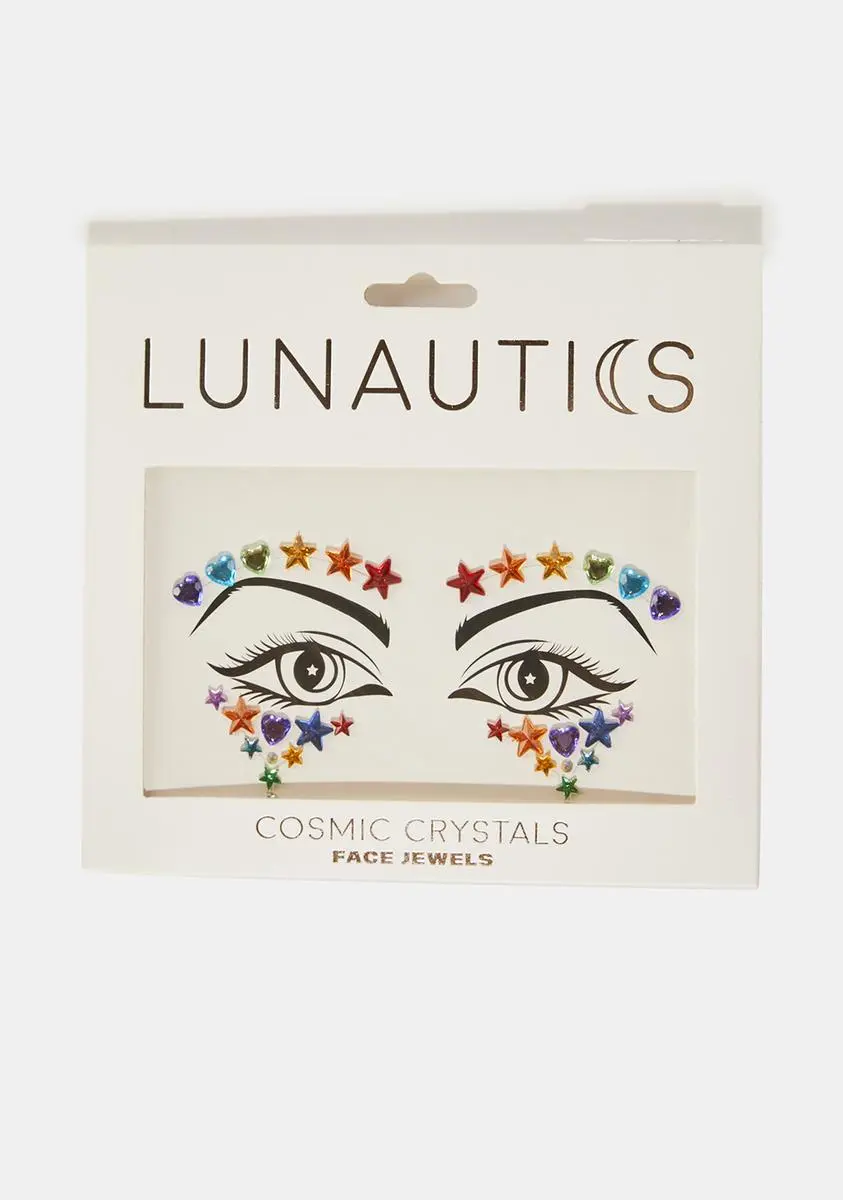 Lunautics Rainbow Warrior Iridescent Face Jewels 1 Lunautics Rainbow Warrior Iridescent Face Jewels