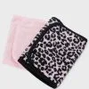 Danielle Creations Erase Your Face 2-Pc. Leopard And Blush Makeup Removing Cloths
