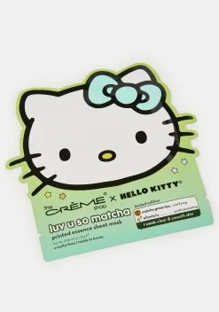 The Creme Shop Luv U So Matcha Printed Essence Sheet Mask