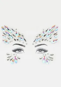 X_Ana Accessories Crystal Chrysalis Face Stickers