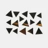 X_My Glitter Boutique Gold Metallic Triangle Face & Body Stickers