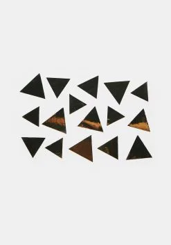 X_My Glitter Boutique Gold Metallic Triangle Face & Body Stickers