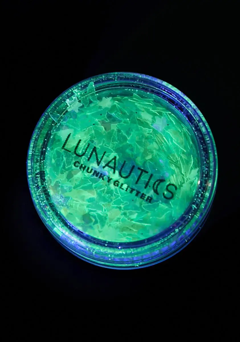 Lunautics Neon Nova UV Reactive Chunky Glitter 2 Lunautics Neon Nova UV Reactive Chunky Glitter - Image 2