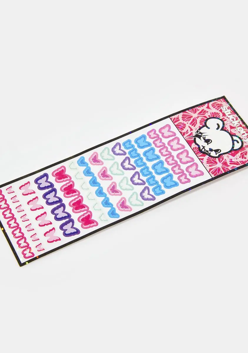 STUCK ON YOU STUDIOS Butterfly Face Stickers 3 STUCK ON YOU STUDIOS Butterfly Face Stickers - Image 3