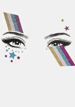 Cheap Makeup Store 8 X_My Glitter Boutique Technicolor Dream Eye Stickers