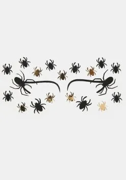 X_My Glitter Boutique Itsy Bitsy Spiders Face Stickers