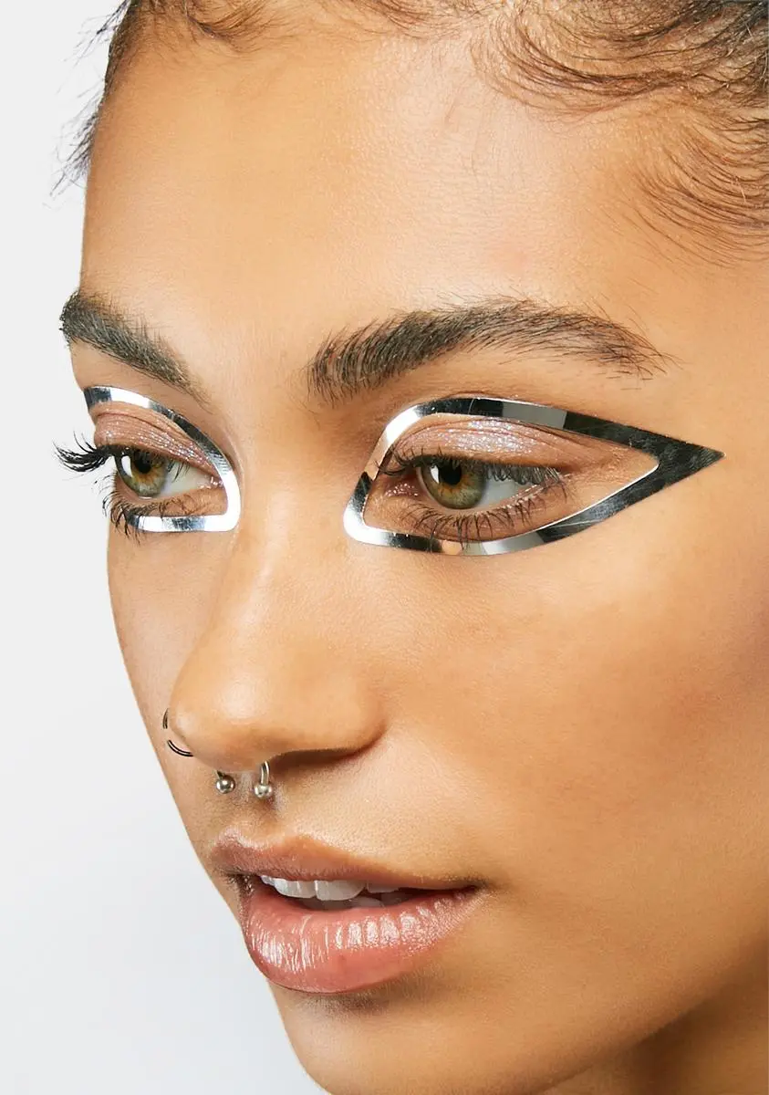 Face Lace Eye Hugs Chrome Eye Decor 1 Face Lace Eye Hugs Chrome Eye Decor