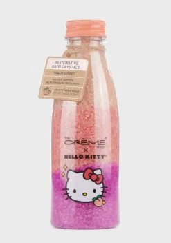 The Creme Shop X Hello Kitty Peach Sunset Bath Crystals