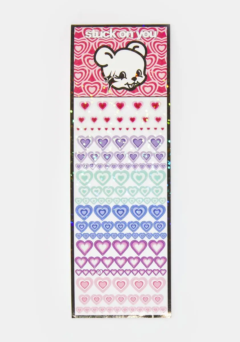 STUCK ON YOU STUDIOS Heart Face Stickers 1 STUCK ON YOU STUDIOS Heart Face Stickers