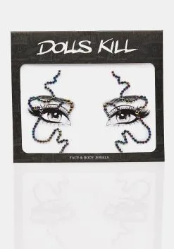 X_My Glitter Boutique Black Squiggly Rhinestone Face Gems -Cheap Makeup Store rlJQMiNwnmguoFewBtq67ihXg1PkINIH 24