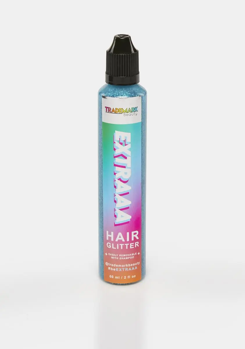 Trademark Beauty Blue Extraaa Hair Glitter Gel 1 Trademark Beauty Blue Extraaa Hair Glitter Gel
