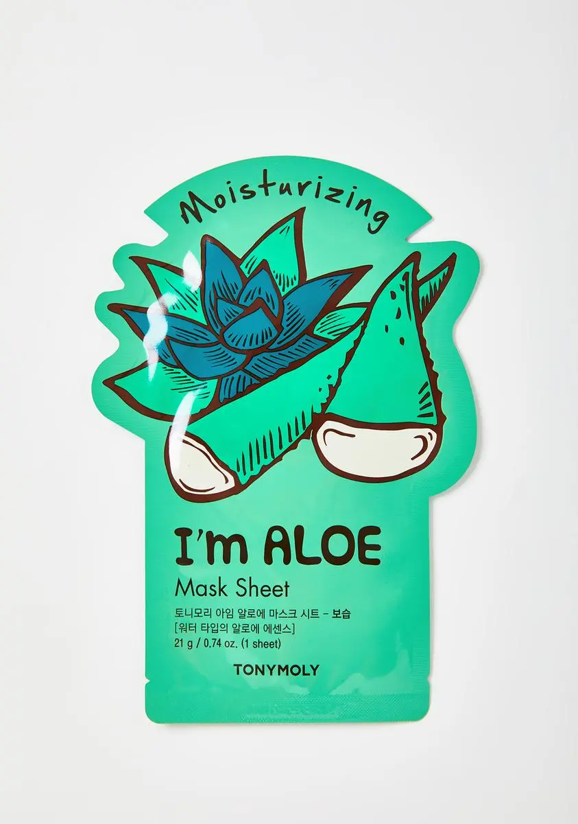 TONYMOLY Aloe I'm Real Sheet Mask 1 TONYMOLY Aloe I'm Real Sheet Mask