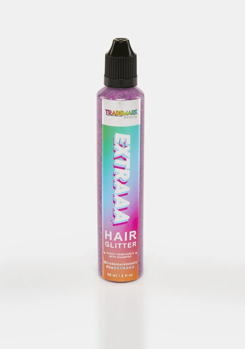 Trademark Beauty Pink Extraaa Hair Glitter Gel 1 Trademark Beauty Pink Extraaa Hair Glitter Gel
