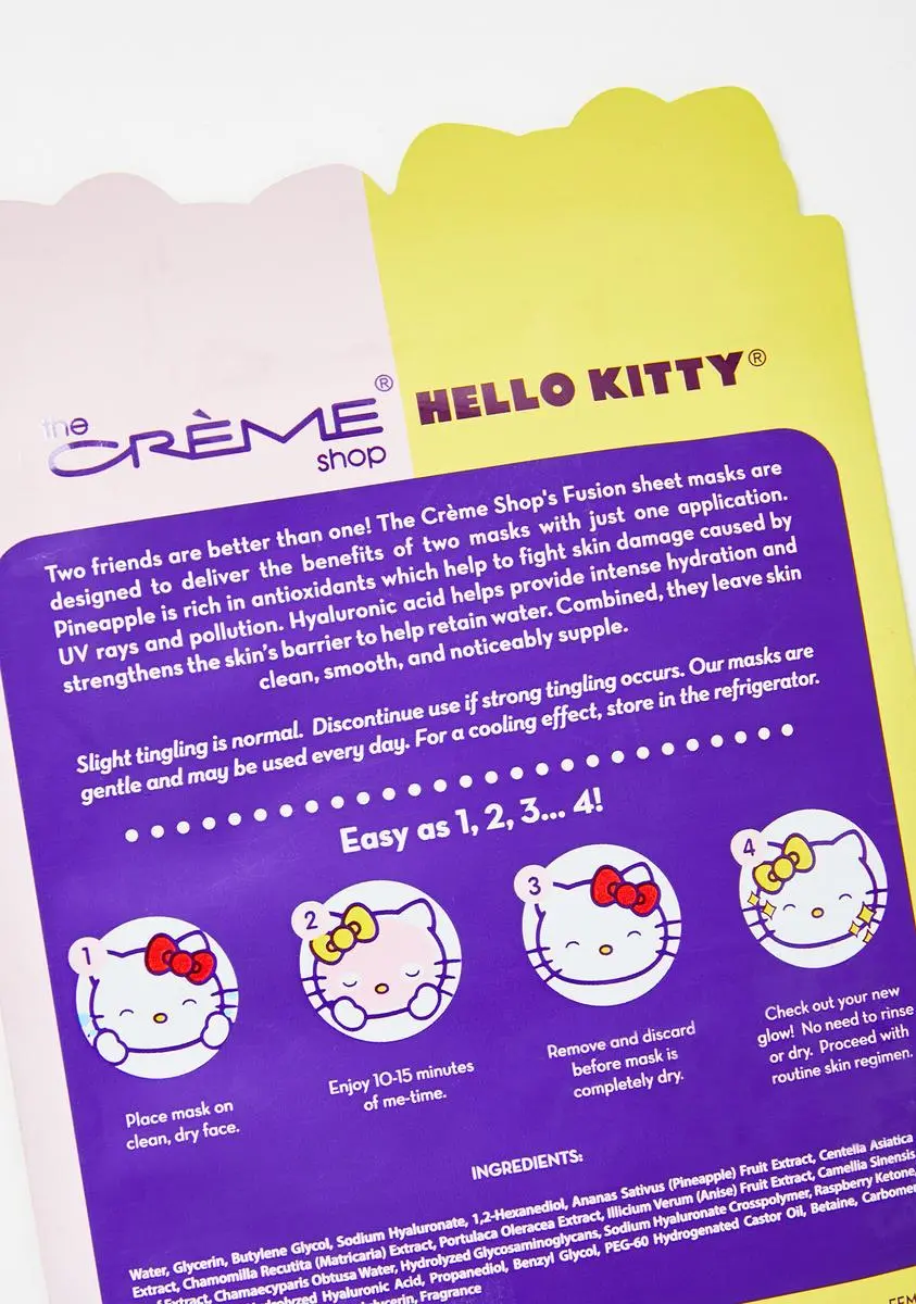 The Creme Shop Hello Kitty Fusion Essence Mask 4 The Creme Shop Hello Kitty Fusion Essence Mask - Image 4