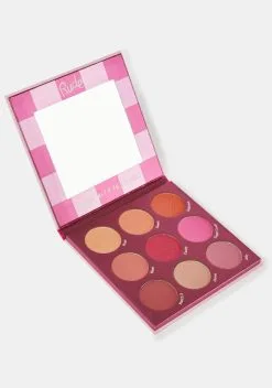 RUDE COSMETICS Match Three Blush Crush 9 Color Blush Palette